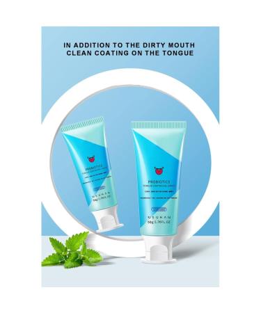 Oral Hygiene Brush & Tongue Cleaning Gel Set - Perfect Mother's Day Gift for Fresh Breath | Reusable Tongue Scraper & Tooth Cleaning Kit (Sky Blue One Size) - Buy Online on GoSupps.com