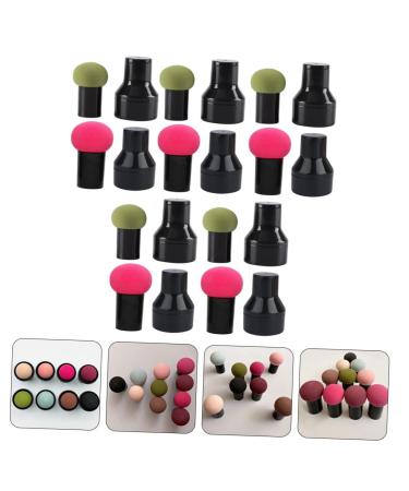 Minkissy Simple Puff - 20 Sets Mushroom Head Non-Latex Makeup Pad | Hydrophilic Polyurethane Beauty Egg for Flawless Application - Buy Online on GoSupps.com