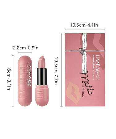KODEQ Matte Lipstick Set for Women - Long Lasting Smooth Creamy Finish - Fashion Makeup Gift - Buy Online on GoSupps.com