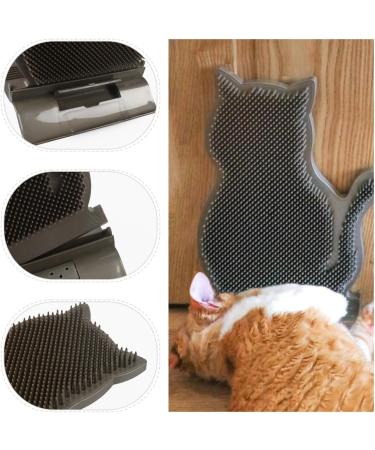 Ibluelover Cat Brush - Corner Grooming & Massage Brush for Long-Haired & Short-Haired Cats | Wall-Mounted Cat Scratchboard & Play Toy - Buy Online on GoSupps.com