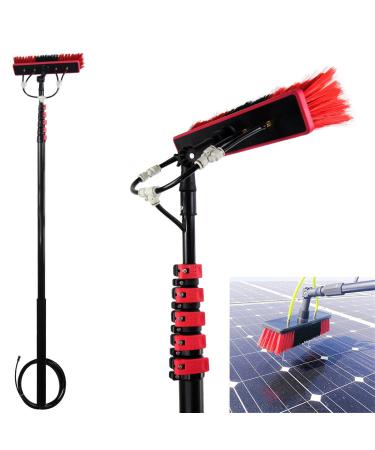 BAIZHONGJIE Telescopic Window Cleaning Brush Water Fed Pole Brush Adjustable Window Cleaning Pole Household Window Cleaning Brush Cleaning Photovoltaic 6m