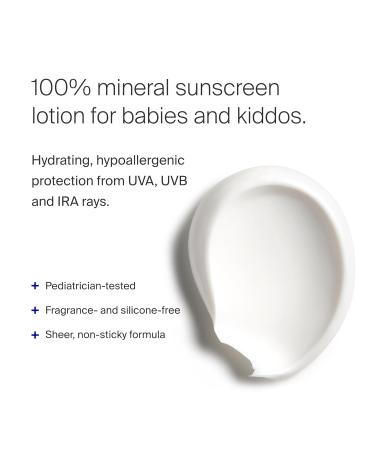 Supergoop! Sunnyscreen SPF 50 - 100% Mineral Lotion for Babies & Kids | Non-Nano Hypoallergenic Pediatrician Tested Sunscreen - Buy Online on GoSupps.com