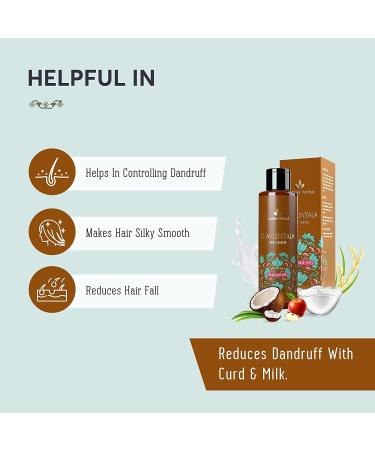  QURA QURA Shakuntala Hair Cleanser | For all hair types | Recommended for daily use | SLS and paraben free | Reduces dandruff with curd and milk | 200 ml - Buy Online on GoSupps.com