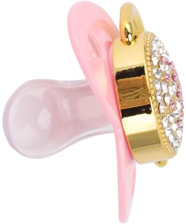 Alomejor Baby Pacifier - Ultra Light Soft Bling Silicone for 6-18 Months Infant (Pink) - Buy Online on GoSupps.com