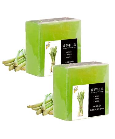 Citronella Soap  2 PCS Citronella Soap Bar  Citronella Soap for Humans  Citronella Body Soap  Natural Lemongrass Soap Bar for Body & Facial Skin  Essentials Must Haves House or Travel Activities