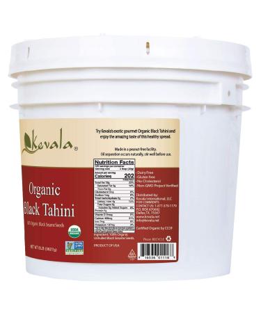 Kevala Organic Black Tahini 8 lbs - Premium Quality Sesame Paste - Buy Online on GoSupps.com