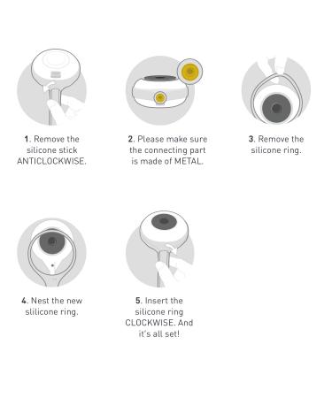 Lollipop Exchangeable Outer 30cm (Cotton Candy) - Compatible with Lollipop Baby Monitor (30 cm Extended) - Buy Online on GoSupps.com