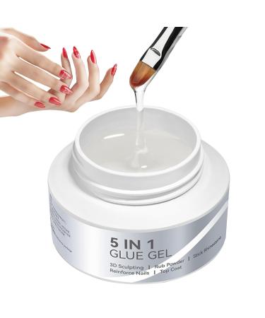 3D Nail Gel 30ml Sculpting Adhesive - Manual Nail Sculpting Gel for Beginner Women for Home Salon and Studio Use for Manicures and Nail Care