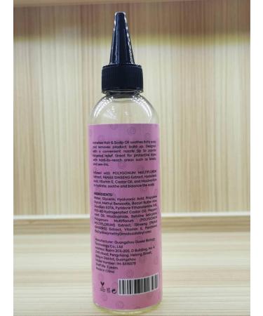 Immetee Scalp Hair Oil - Best Treatment for Dry Itchy Scalp | Anti-Itch Care for Natural & Curly Hair | 190ml (6.42fl oz - Buy Online on GoSupps.com