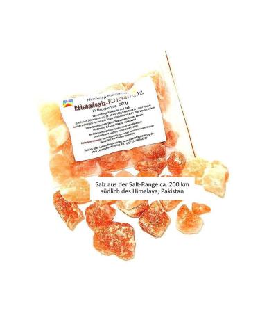 Salt Crystal Salt in Brooches 500g in Resealable Bag Salt Range Pakistan Salt