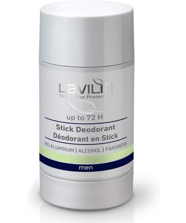 Lavilin Underarm Deodorant Stick for Men - Up to 72-Hour Protection The Best Different Way to Prevent Unpleasant Odors - Alcohol-Free Paraben-Free and Aluminum-Free - Buy Online on GoSupps.com