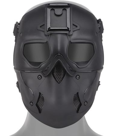 JOYASUS Tactical Skull Full Face Mask | Airsoft & Paintball Gray Lens | Halloween & Wargame Gear - International Shipping Available - Buy Online on GoSupps.com
