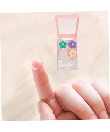 Buy Solustre Pink Travel Contact Lens Case - Invisible Box Container for Eye Contacts | Durable & Stylish - Buy Online on GoSupps.com