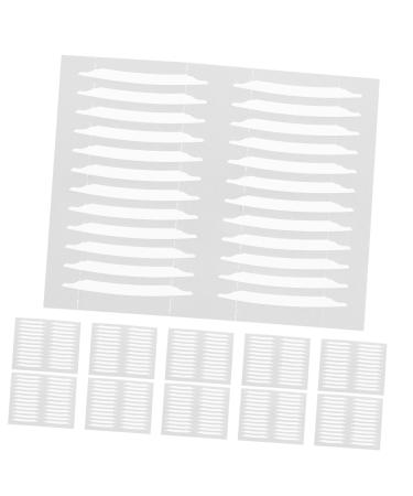 Didiseaon 30 Sheets Patches Creative Stickers Sides White Double-Side Transparent Practical Tapes Double