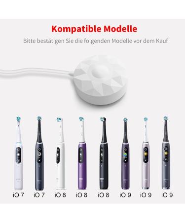 Merom Magnetic Charging Station for Braun Oral-B IO 3768 Toothbrush - Replacement Charger for IO7 & IO9 | International Shipping Available - Buy Online on GoSupps.com