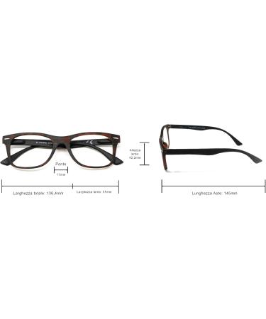 El Charro Illinois Tortoise/Black Reading Glasses - Diopter +1.5 | Stylish & Comfortable Eyewear for Global Shipping - Buy Online on GoSupps.com