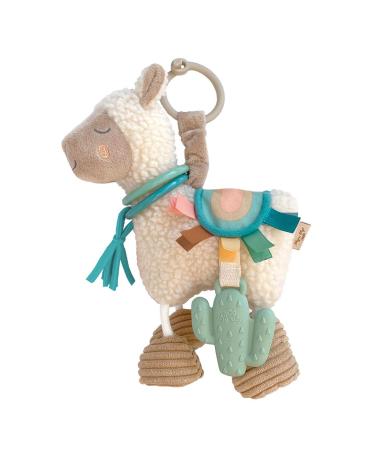 Itzy Ritzy Link & Love Activity Plush with Silicone Teether 0+ Months Llama 1 Teether