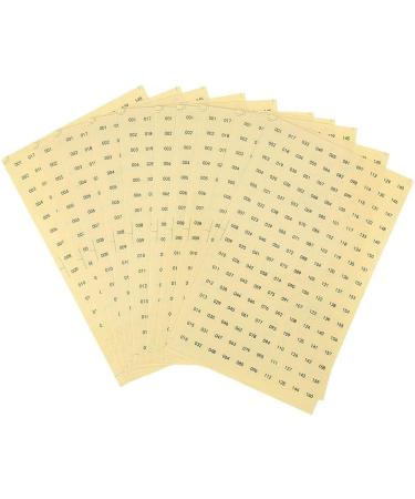 Waterproof Gel Polish Color Paper Labels - Durable & Transparent Stickers for Manicure Shops & Home Use (001-160) - Buy Online on GoSupps.com