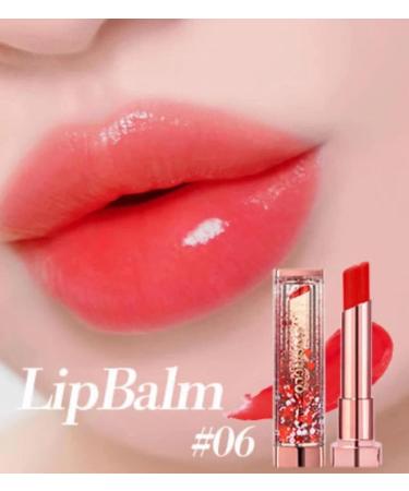Korea Lip Balm #06 Apple Peeling Doll - Sparkle Cute Colored Lip Cream Glossy Moisture Lip Balm- 4g/ 1.13 ounces - Buy Online on GoSupps.com