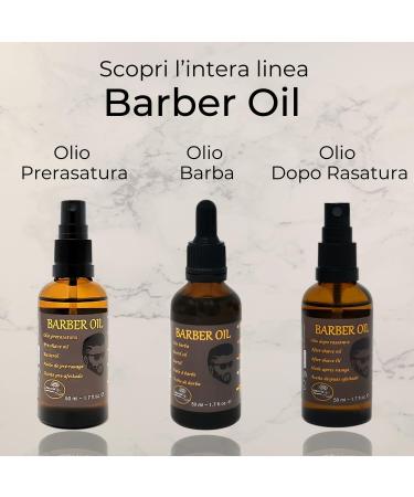  Leucosia Phytocosmetics BARBER OIL - After Shave Oil - Soothing nourishing refreshing firming and hydrating for facial skin after shaving. 100% natural. - Buy Online on GoSupps.com