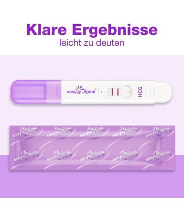Easy Home Early Pregnancy Test - 2 Ultra Sensitive HCG Tests (10 miu/ml) - Reliable & Accurate Early Detection - Buy Online on GoSupps.com