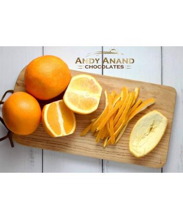 Andy Anand Dark Chocolate Orange Peel Amazingly Delicious Divine Delectable Gift Boxed & Greeting Card Birthday Valentine Christmas Mothers Fathers day Anniversary (1 lbs) - Buy Online on GoSupps.com