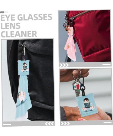 6pcs Keychain Glasses Cleaning Cloths - Lens Cleaner Wipes for Eyeglasses & Electronics | International Shipping Available - Buy Online on GoSupps.com