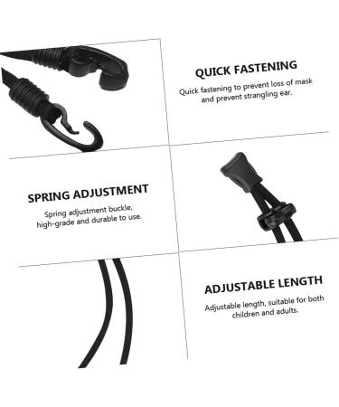 Frcolor 2 Pack Mask Lanyard - Adjustable Hanging Straps & Neck Leash for Face Masks | International Shipping Available - Buy Online on GoSupps.com