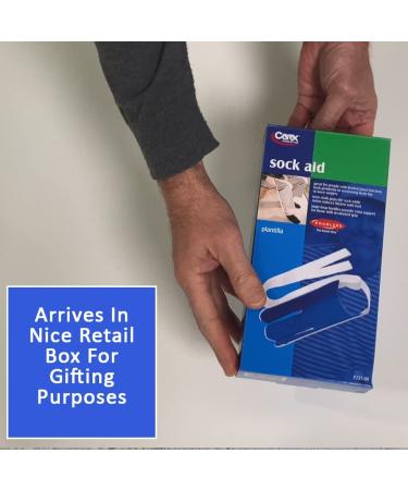 Carex Sock Aide: Sock Assist Device for Seniors and Disabled - Easy Sock Helper for Elderly | Great Sock Device for Independence - Buy Online on GoSupps.com
