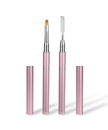 Dual-Ended Gel Brush & Picker - Mwoot Stainless Steel 2-in-1 Nail Tool for Gel & Acrylic Extensions - Perfect for Manicure - Buy Online on GoSupps.com