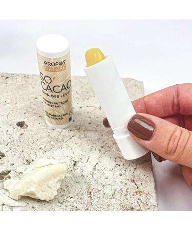 So'Cacao Organic Lip Balm - with Shea and Cocoa Butters - 3.7g - PROPOS'NATURE - Buy Online on GoSupps.com