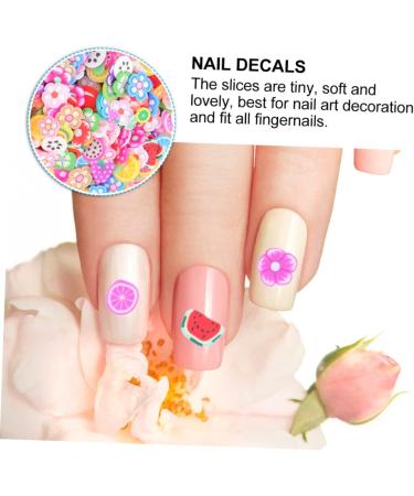 Housoutil 5000pcs Fruit Slices Glitter Ornaments So Unique Body Mist Fruit Charms Nail Art Charms Fruit Nail Decor Nail Slice Decorations Lemon Slice Nail Art So Clay Sequins 3D 0.5x0.5cm As Shown - Buy Online on GoSupps.com