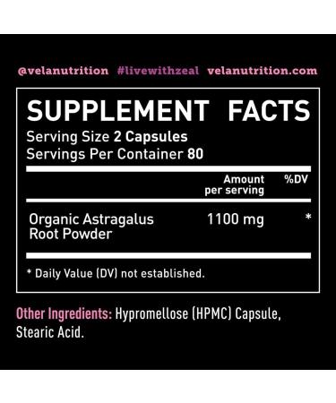 Astragalus Capsules 1100mg* | Immune & Kidney Support* | 160ct | Non-GMO, 3rd Party Tested - Buy Online on GoSupps.com