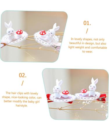 COOLHIYA 2 Pair Hairpin Hair Accessories Decorative Hair Clips Hair Clips Barrettes Hair Clips Hair Clips Hair Clips Small Barrettes for - Buy Online on GoSupps.com