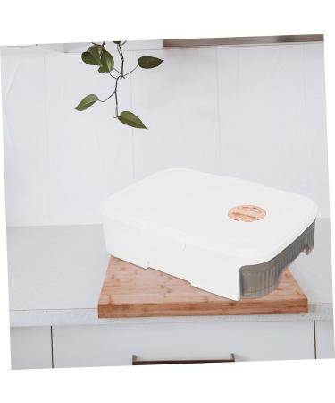GRIRIW Box Refrigerator Egg Carton Plastic Drawers Containers with Lids Fridge Egg Storage Cases Egg Plate - Buy Online on GoSupps.com