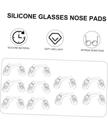 Gleavi Soft Silicone Nose Pads for Glasses - 5 Pairs Comfortable Repair Tools & Inserts White - Buy Online on GoSupps.com