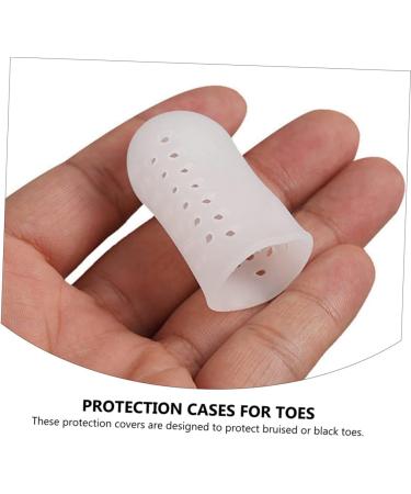 SEWOART 6 Pairs Toe Splitter Foot Protectors - Toe Sleeves for Hammer Toes and Ingrown Nails - High Heel Toe Caps for Pain Relief - Buy Online on GoSupps.com