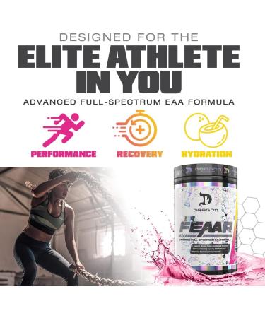 DRAGON PHARMA Dr. FEAAR Advanced Full-Spectrum EAA Matrix Supports Muscle Protein Synthesis and Recovery Enhanced Training Capacity and Performance (30 Servings Raspberry Lemonade) - Buy Online on GoSupps.com