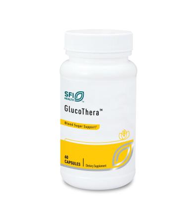 Klaire Labs SFI Health GlucoThera - Hypoallergenic Chromium Complex with Alpha-Lipoic Acid, Banaba Extract & Vanadium (60 Capsules)