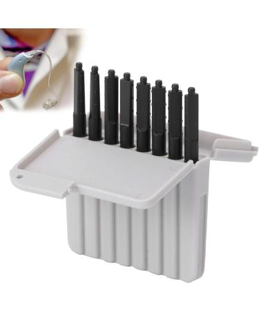Hear Clear Hearing Aid Wax Guards (2mm) 8 Filters Total In the Factory Sealed Easy Open Gray Container Hearing Aid Filters Cerumen Stop Cleaning Tool Kit Accessories for - Buy Online on GoSupps.com