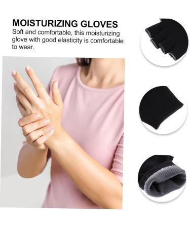  HAPINARY Nighttime 2 Pairs Spa Moisturizing Gel Half-Fingers for Women Repairing Rough Hands Gentle on Skin - Buy Online on GoSupps.com