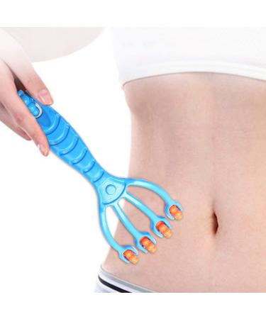 Huusuei Blue 4 Finger Massage Device - Plastic Roller Body Massager for Fatigue Relief in Buttocks Hips Head & Legs - Shop Now! - Buy Online on GoSupps.com