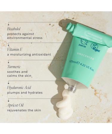 Reviving Cleansing Cream - Unscented Facial Cleanser for Sensitive Skin | Organic Vegan & Cruelty-Free Makeup Remover | 4.22 fl oz - Buy Online on GoSupps.com