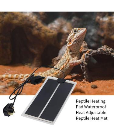 Adjustable Reptile Heating Mat | 7W Heat Pad for Small Animals | Terrarium Pet Tank Warmer for Snake, Turtle, Tortoise, Bearded Dragon, Gecko - Buy Online on GoSupps.com