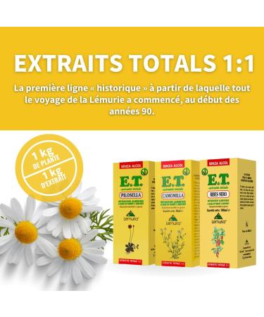 LEMURIA Chamomile AND Total Extract. Alcohol-free in a 70% fructose solution 30 ml - Buy Online on GoSupps.com