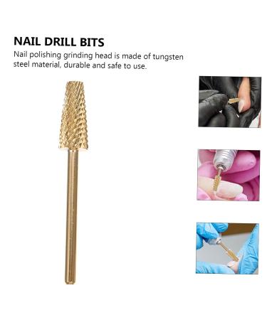 PLAFOPE Nail Polisher Pedicure Polishing Drill Electric Nail Filer Professional Nail Bit Manicure Polishing Tools Nails Cuticle Drill Bit Portable Pedicure Polisher Nail Art Tungsten Steel - Buy Online on GoSupps.com
