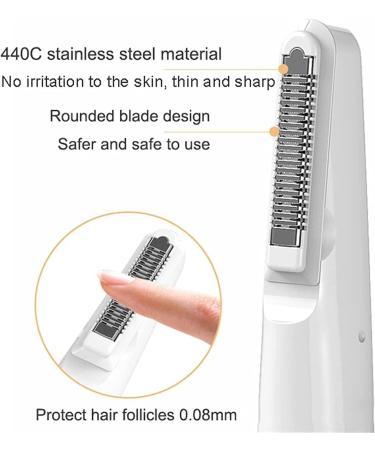 Portable Eyebrow Shaper Trimmer Kit - Double-Sided Cutter Head & Pencil Hair Remover for Effortless Eyebrow Grooming - Black - Ship Internationally - Buy Online on GoSupps.com
