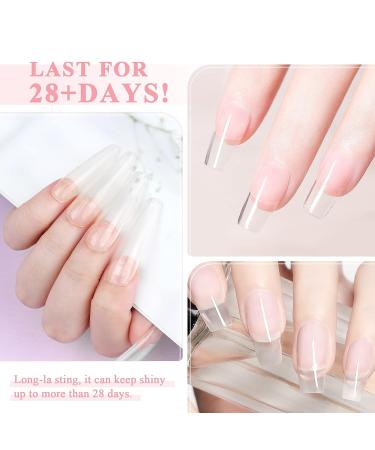 Saviland Poly Nail Gel Clear 100ML - Builder Nail Gel for Salon-quality Nail Extensions & DIY Nail Art - Crystal Clear Poly Gel for Summer Colors - Beginner-friendly Formula - Buy Online on GoSupps.com
