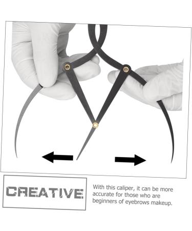 Gogogmee Metal Eyebrow Ruler Eyebrow Tools Stainless Steel Ruler for Eyebrow Positioning Ruler Curve - Buy Online on GoSupps.com