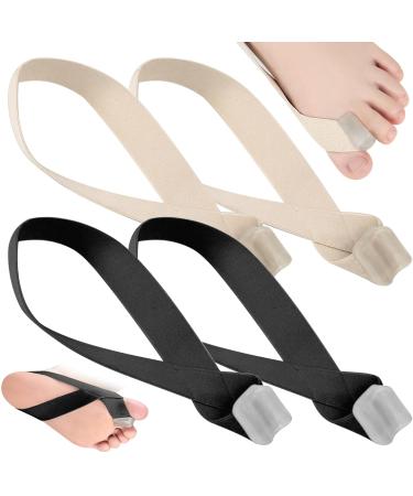 Toe Separators - 4PCS Bunion Corrector Elastic & Breathable Toe Spacers for Overlapping Toes (Size 35-40) - Portable Skin-Friendly Bunion Protector - Buy Online on GoSupps.com